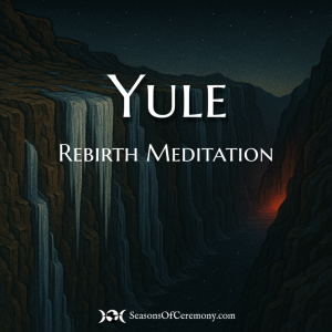 In the Light of Yule — A guided meditation through the Sun’s rebirth at Winter Solstice, where darkness yields to dawn and the soul awakens renewed.