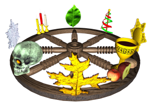 Mabon Wheel of the Year symbol – balance at the turning, harmony between light and shadow, and the gratitude of harvest’s end