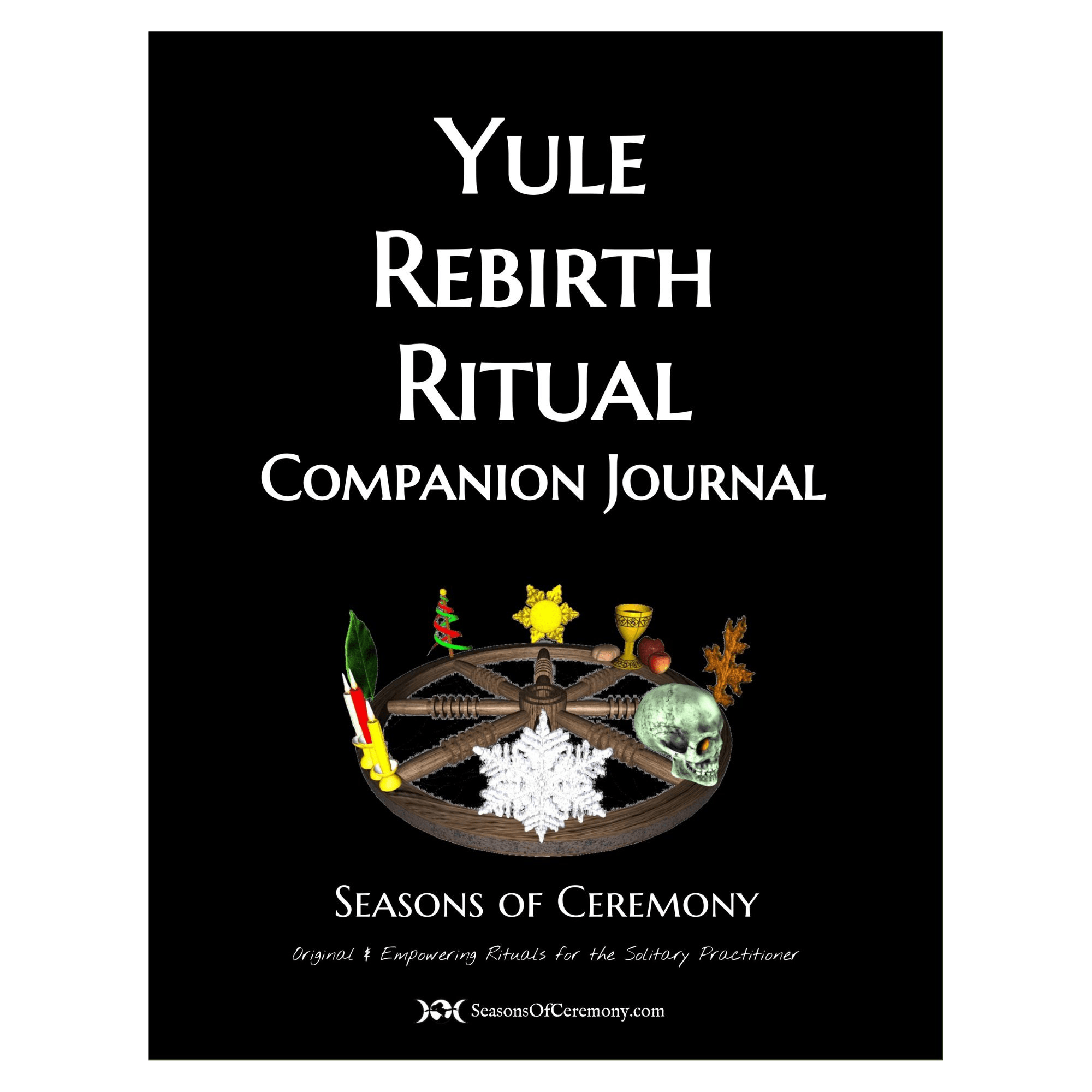 In the Light of Yule — Yule Companion Journal with sacred pages for reflection, renewal, and the rebirth of light at the Winter Solstice.